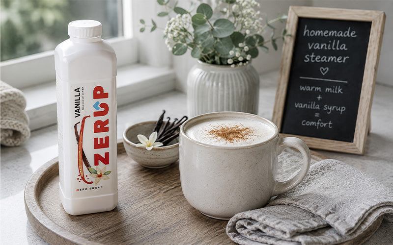 How to Make a Sugar Free Vanilla Steamer