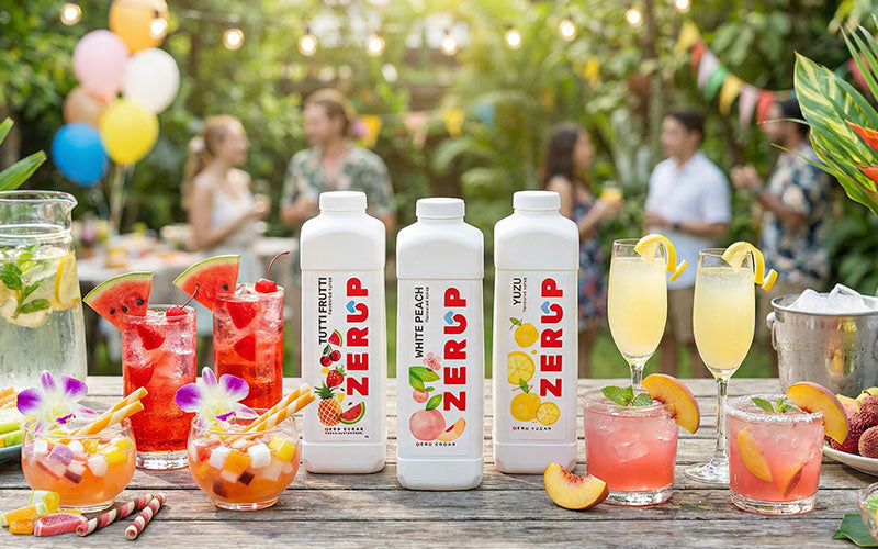 Party Slushie Flavours With Sugar Free Syrups