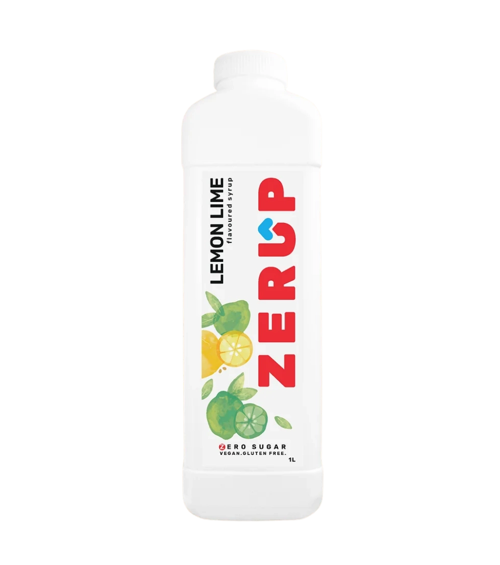 SPECIAL 50% OFF Zerup Zero Sugar Lemon Lime Syrup 1L
