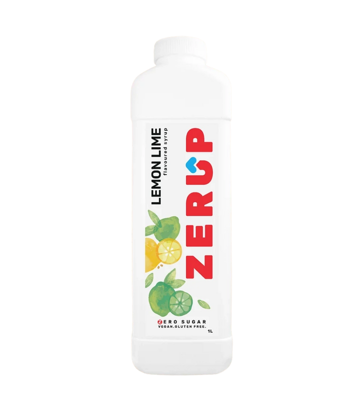 SPECIAL 50% OFF Zerup Zero Sugar Lemon Lime Syrup 1L