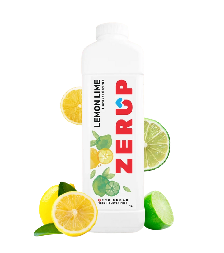SPECIAL 50% OFF Zerup Zero Sugar Lemon Lime Syrup 1L