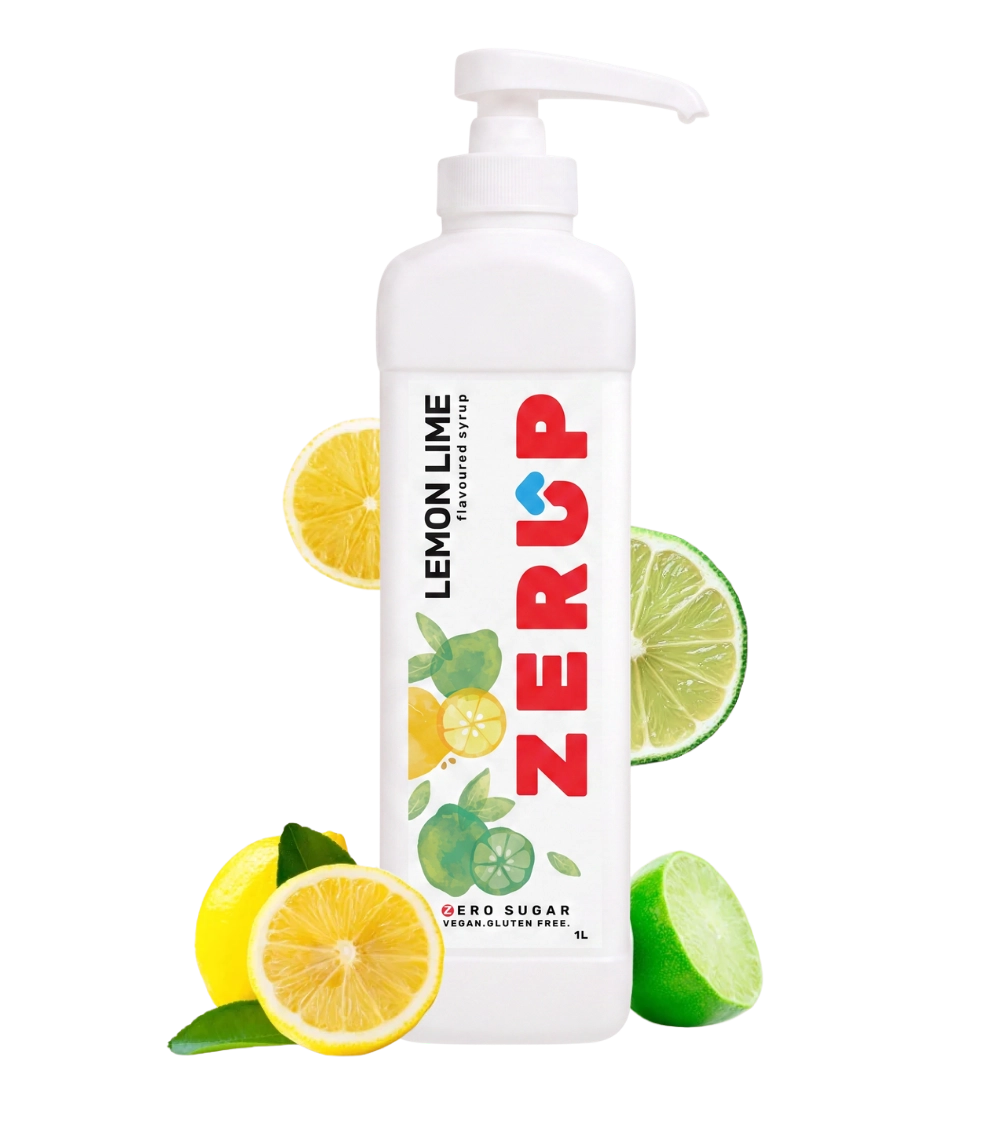 SPECIAL 50% OFF Zerup Zero Sugar Lemon Lime Syrup 1L
