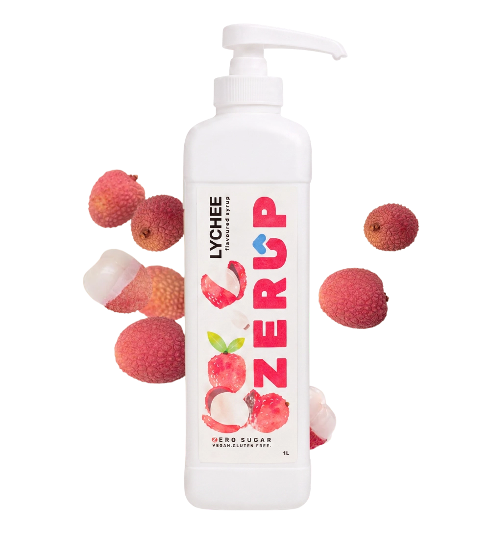 Zerup Zero Sugar Lychee Syrup 1L