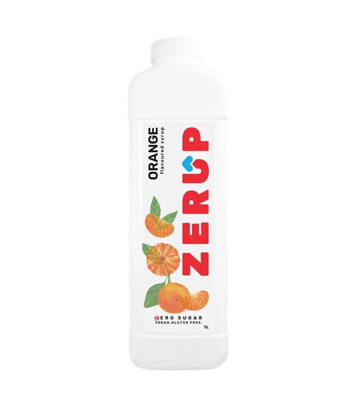SPECIAL 50% OFF  Zerup Zero Sugar Orange Syrup 1L