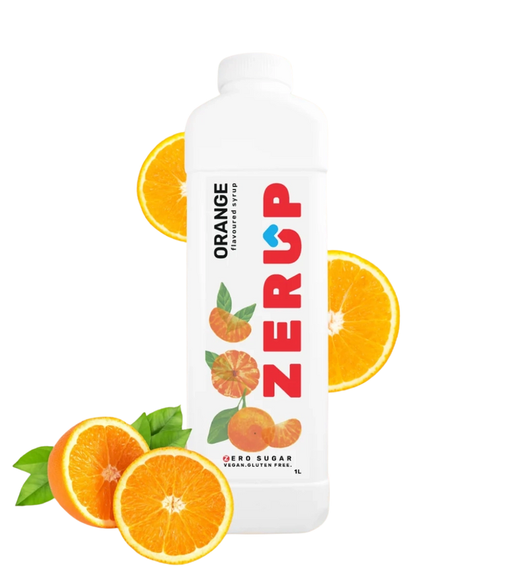 SPECIAL 50% OFF  Zerup Zero Sugar Orange Syrup 1L