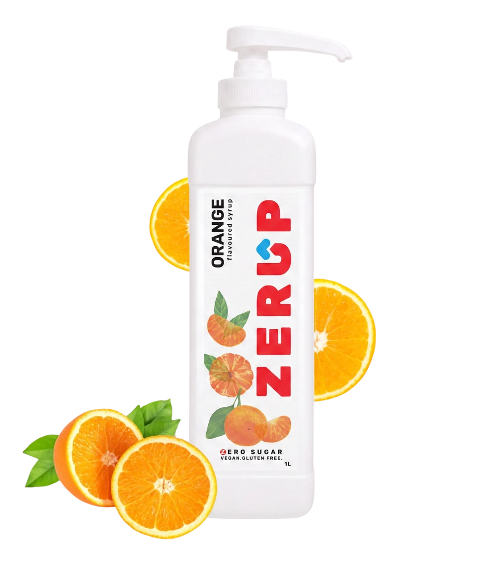 SPECIAL 50% OFF  Zerup Zero Sugar Orange Syrup 1L