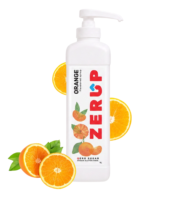 SPECIAL 50% OFF  Zerup Zero Sugar Orange Syrup 1L