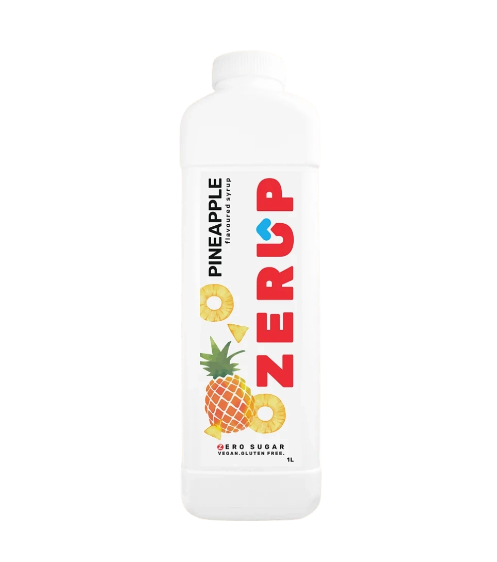 SPECIAL 50% OFF Zerup Zero Sugar Pineapple Syrup 1L