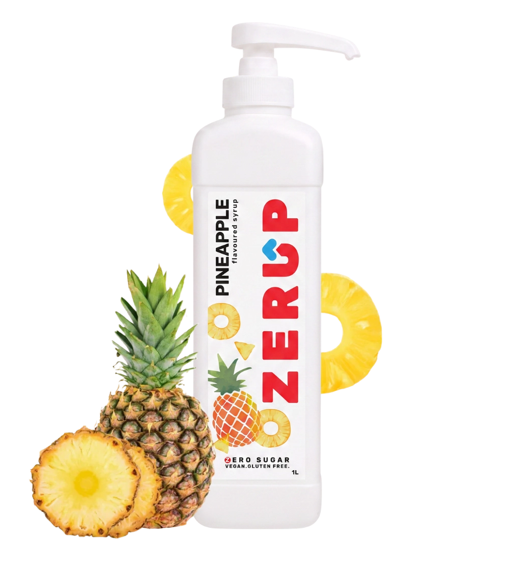 SPECIAL 50% OFF Zerup Zero Sugar Pineapple Syrup 1L
