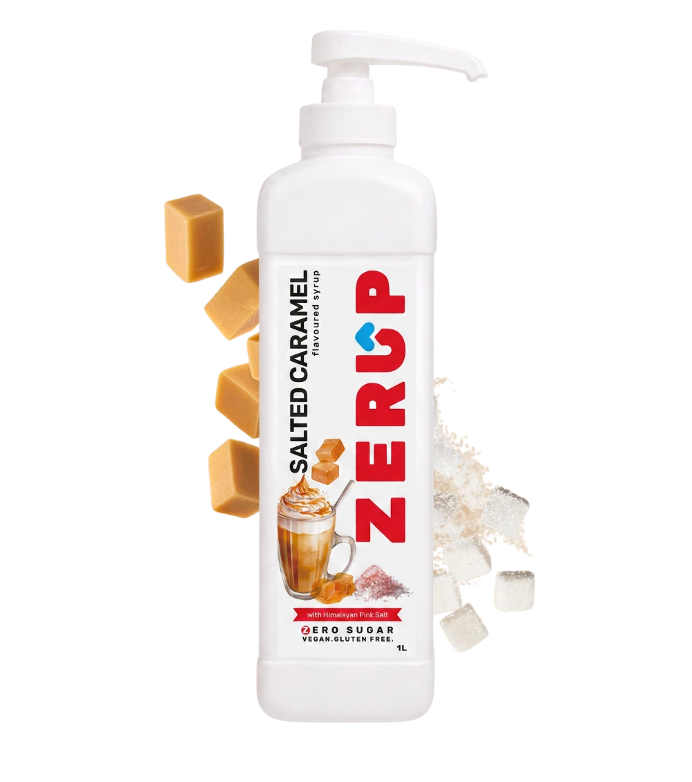 Zerup Zero Sugar Salted Caramel Syrup 1L
