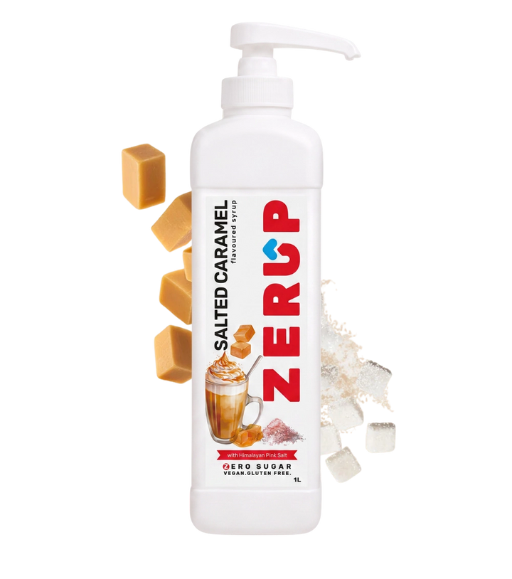 Zerup Zero Sugar Salted Caramel Syrup 1L