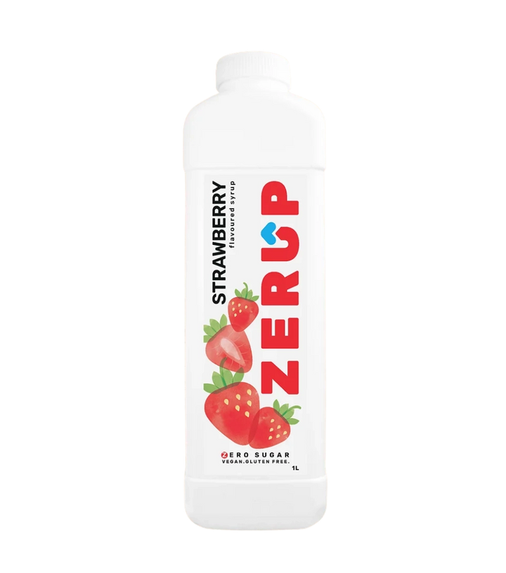 Zerup Zero Sugar Strawberry Syrup 1L