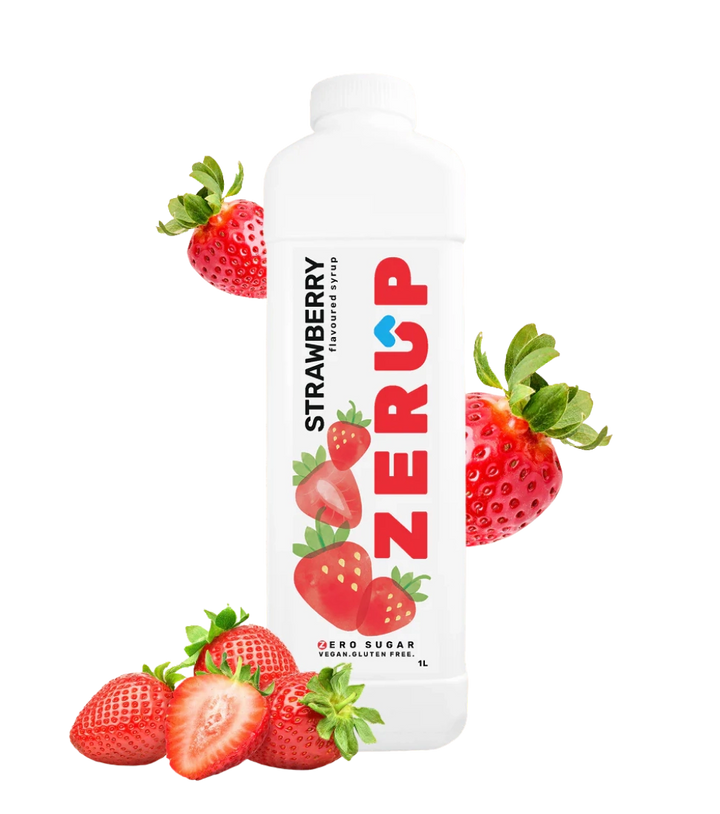 Zerup Zero Sugar Strawberry Syrup 1L