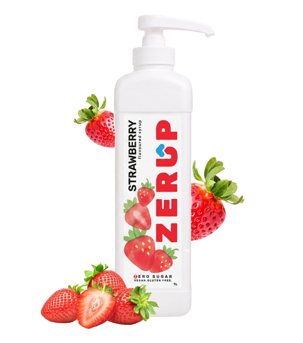 Zerup Zero Sugar Strawberry Syrup 1L
