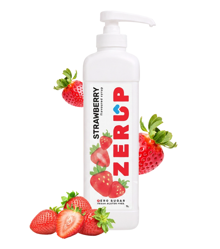 Zerup Zero Sugar Strawberry Syrup 1L