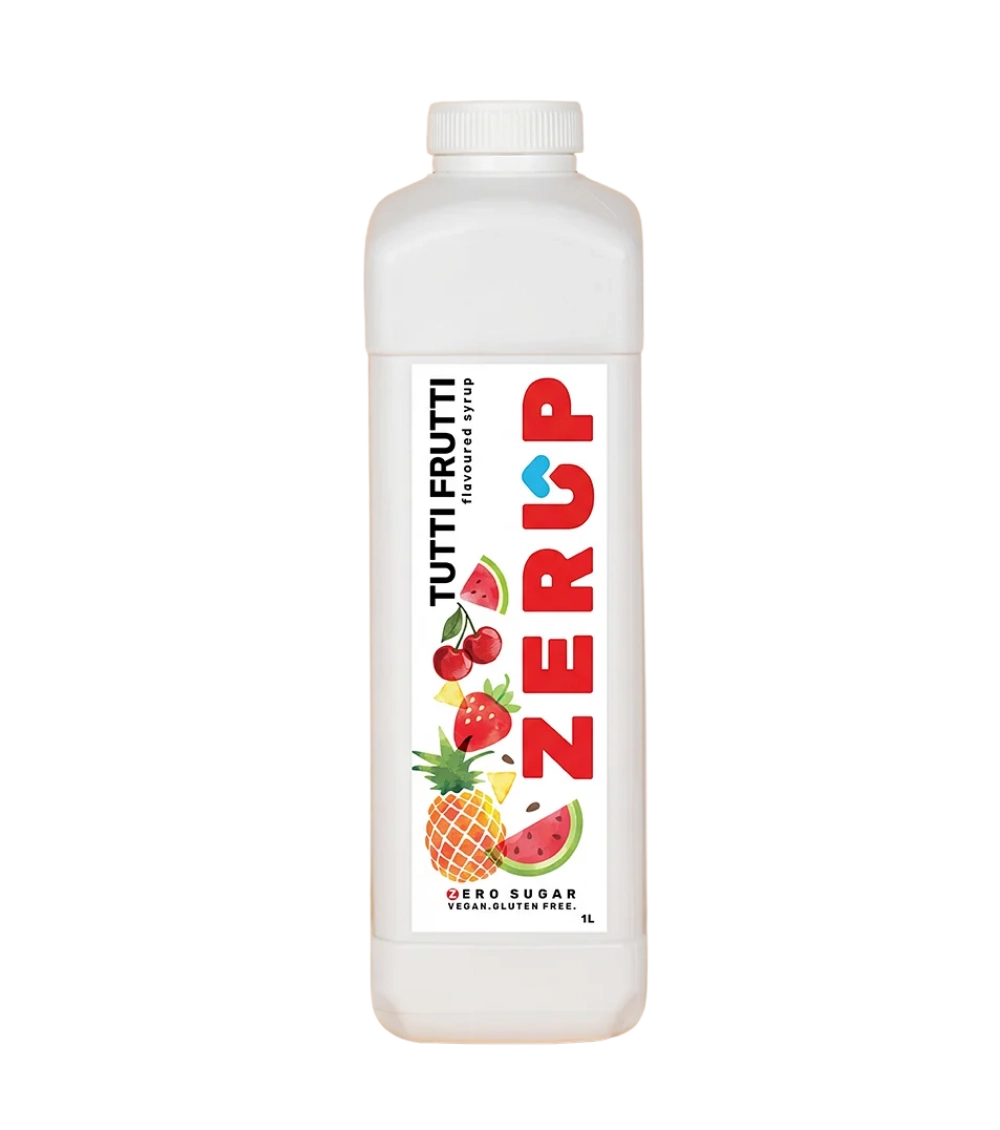 Zerup Zero Sugar Tutti Frutti Syrup 1L