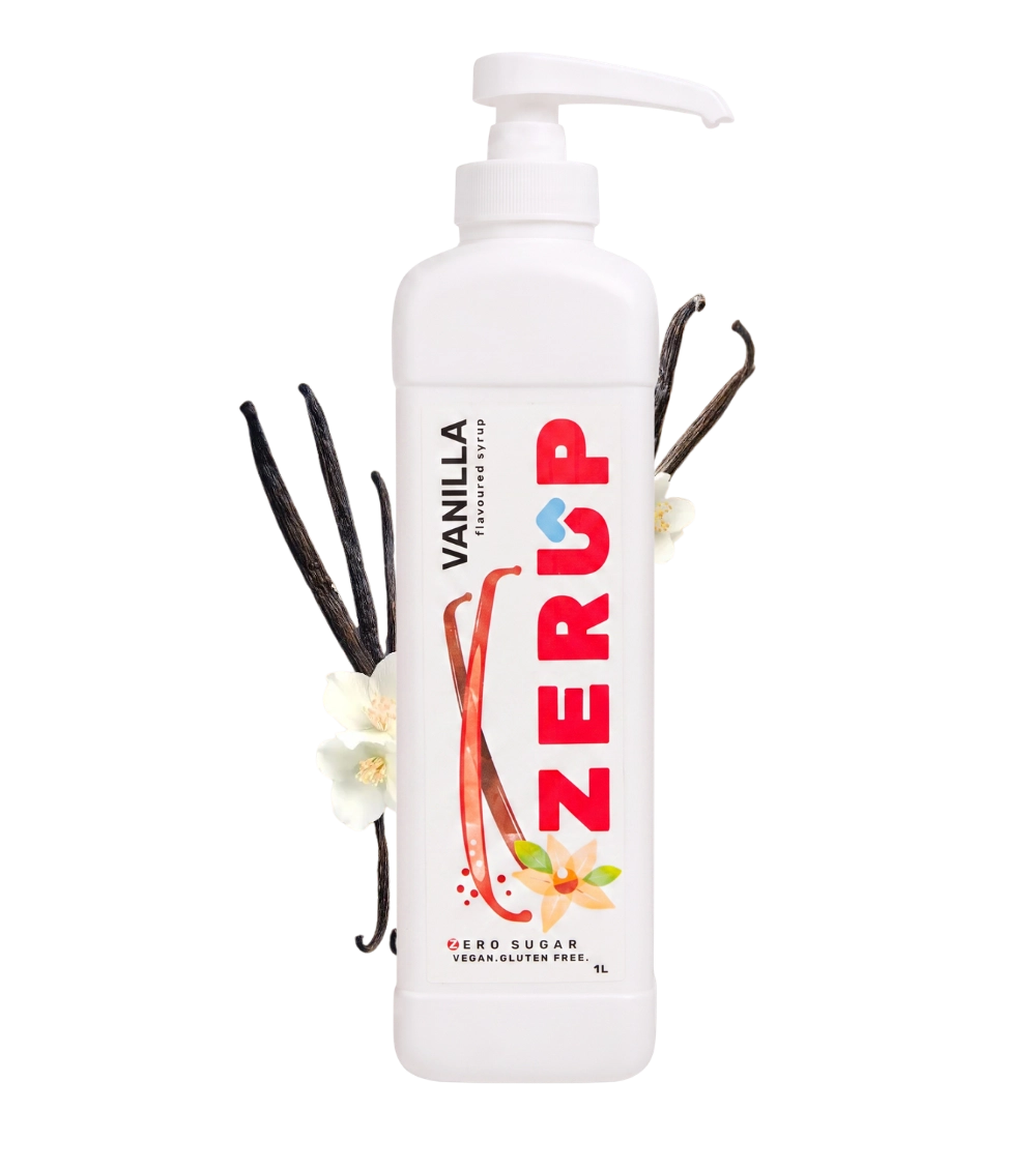 Zerup Zero Sugar Vanilla Syrup 1L