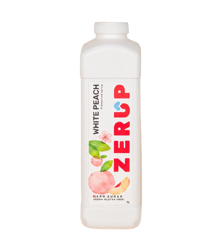 Zerup Zero Sugar White Peach Syrup 1L