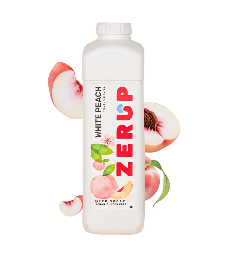 Zerup Zero Sugar White Peach Syrup 1L